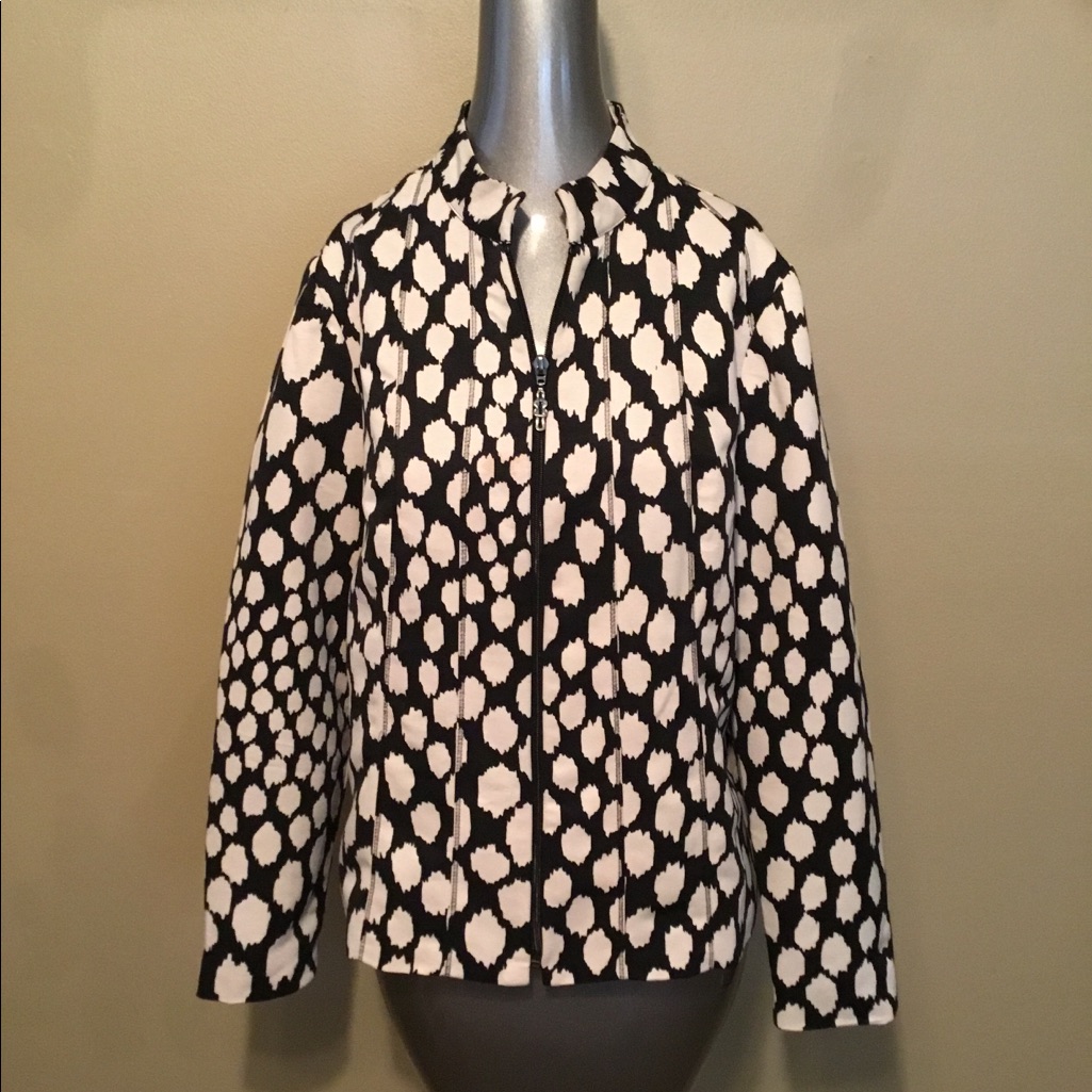 Vintage Molly & Maxx Black/Cream Zipper Jackets